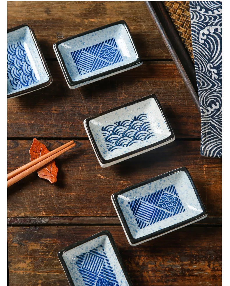 Pattern Ceramic Sauce Dish