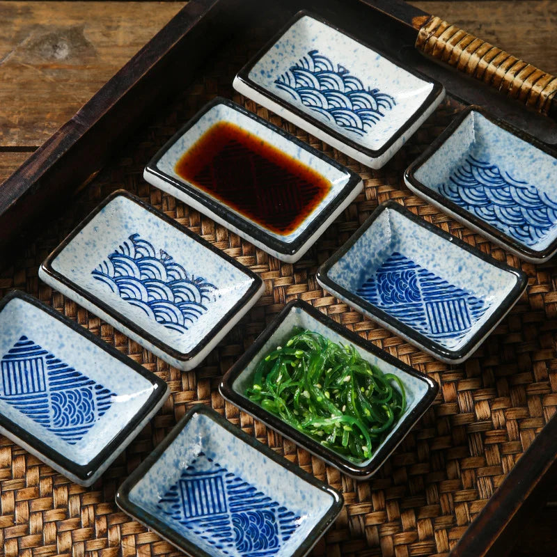 Pattern Ceramic Sauce Dish